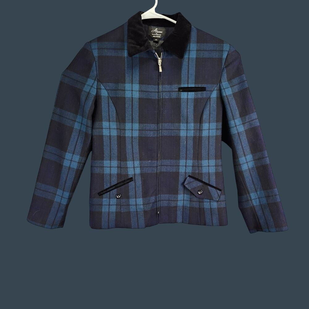 Alanni By Donnybrook Women's Wool Plaid Jacket Size 10